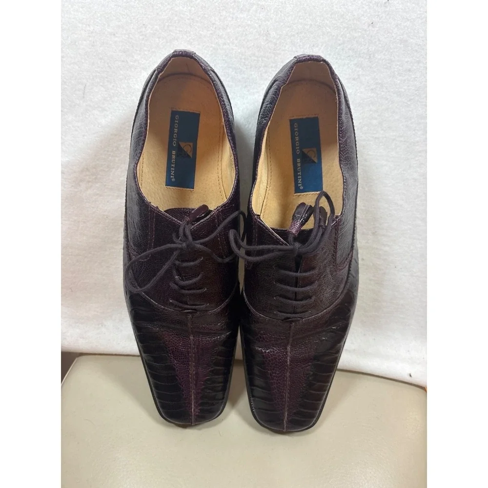 Giorgio Brutini New Men Genuine Leather‎ Upper Dress Shoes size 12